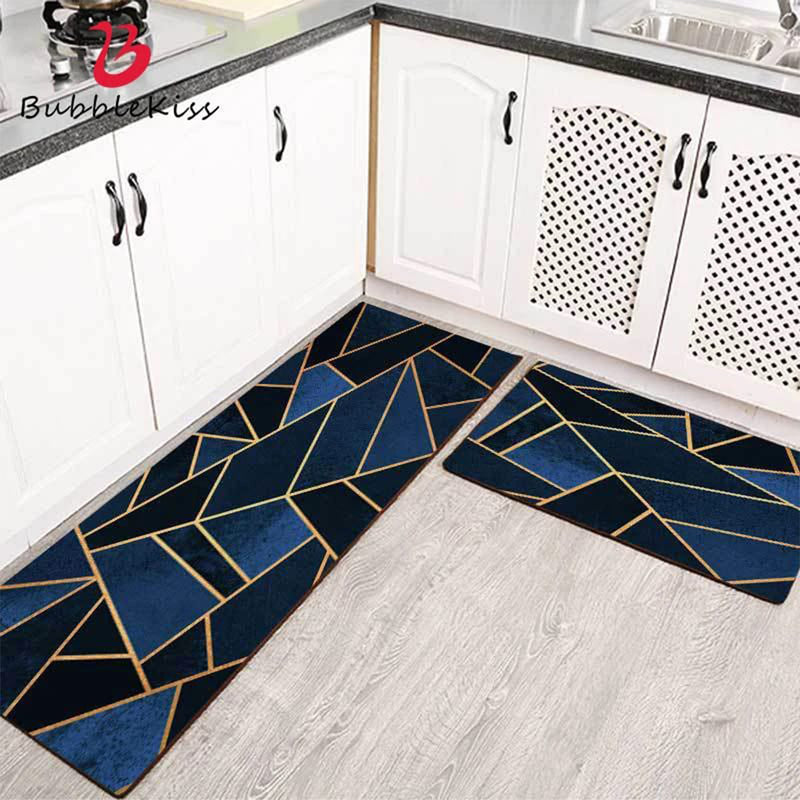 Kitchen Mat Set Long Runner & Medium Mat (2 Pcs)