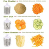 New Vegetable Slicer Cutter Chopper Upgraded Hand Crank Multifunctional Vegetables Graters Shredders Fruit Kitchen Tool