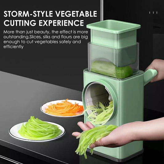 New Vegetable Slicer Cutter Chopper Upgraded Hand Crank Multifunctional Vegetables Graters Shredders Fruit Kitchen Tool