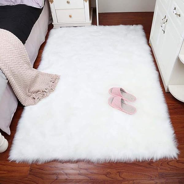 Faux Sheepskin Super Soft, Center Piece ( Rectangle ) FREE SHIPPING