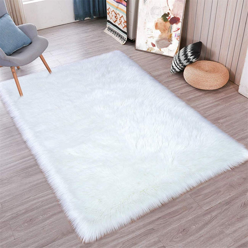 Faux Sheepskin Super Soft, Center Piece ( Rectangle ) FREE SHIPPING