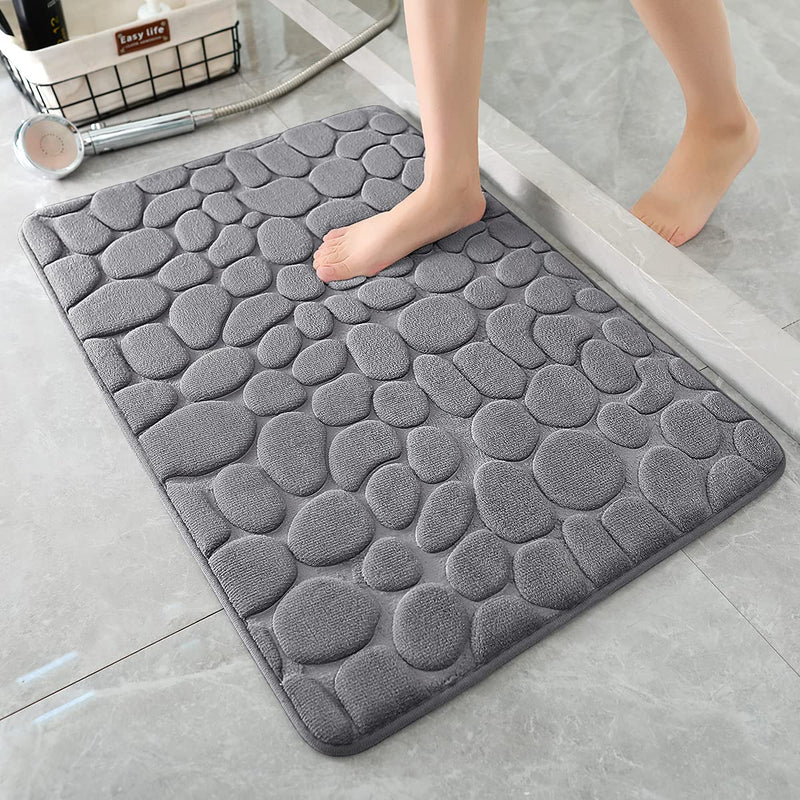 Cobblestone water Absorbent Floor Mat Non-Slip Foot Mat