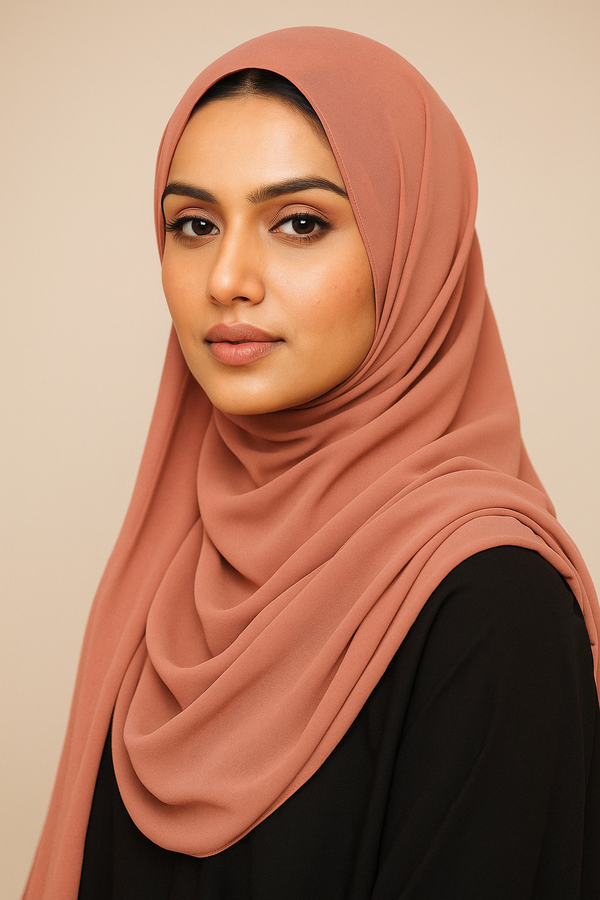 GEORGETTE HIJAB - DUSTY ROSE