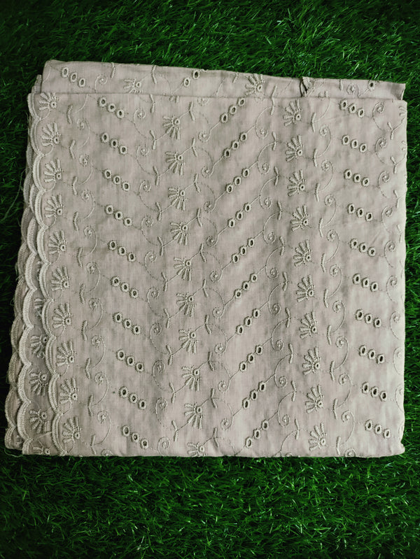 Premium Lawn Chaddar - Lawn Chicken Design - Stone Grey Color | Comfortable