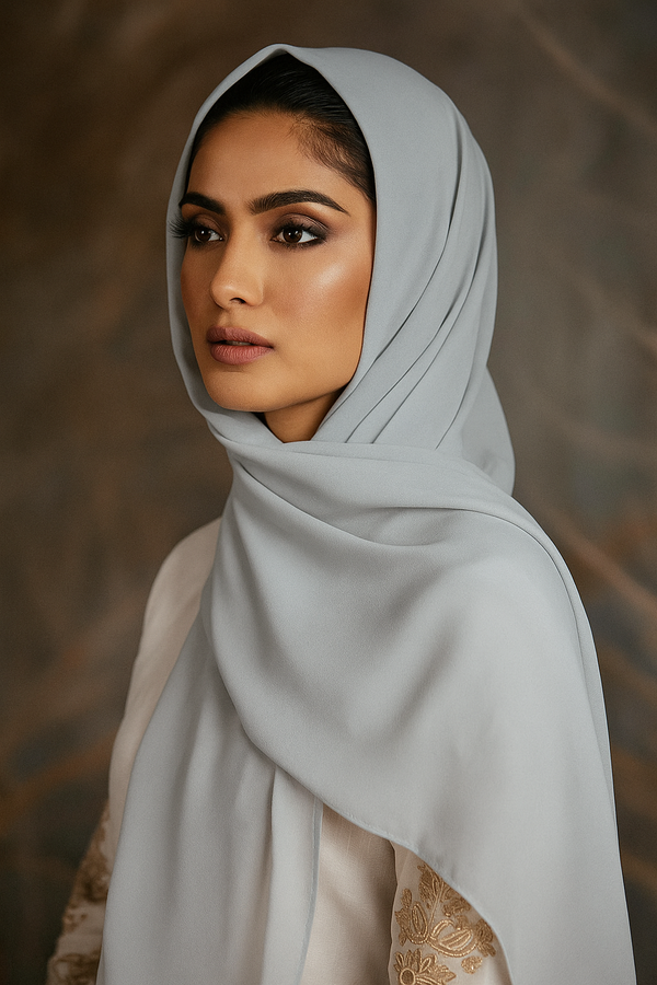 GEORGETTE HIJAB - IVORY WHITE
