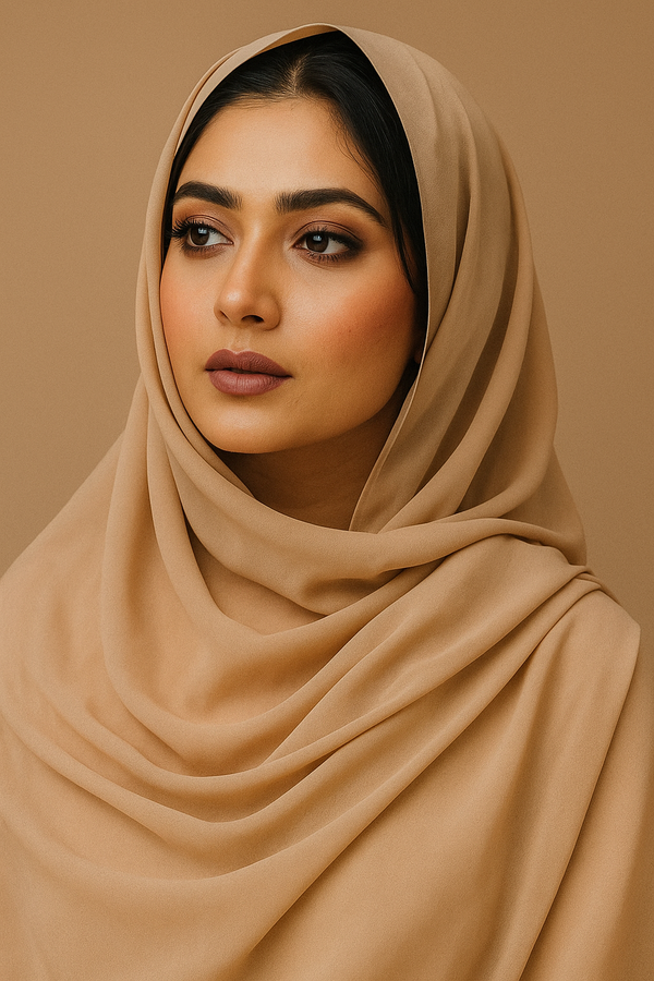 GEORGETTE HIJAB - KHAAKI