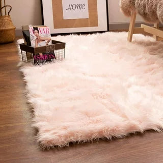 Faux Sheepskin Super Soft, Center Piece ( Rectangle ) FREE SHIPPING