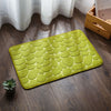 Cobblestone water Absorbent Floor Mat Non-Slip Foot Mat  (Neon Yellow )