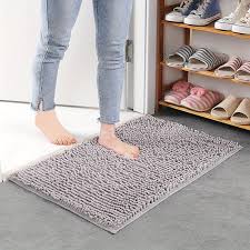 Microfiber Bath Mat- Gray