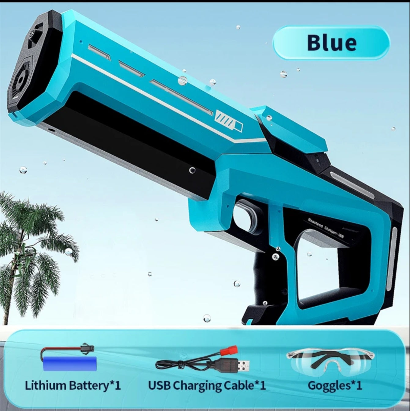 Rechargable Electric Water Gun for Kids and Adults