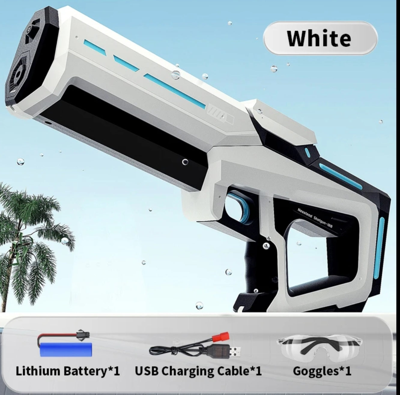 Rechargable Electric Water Gun for Kids and Adults