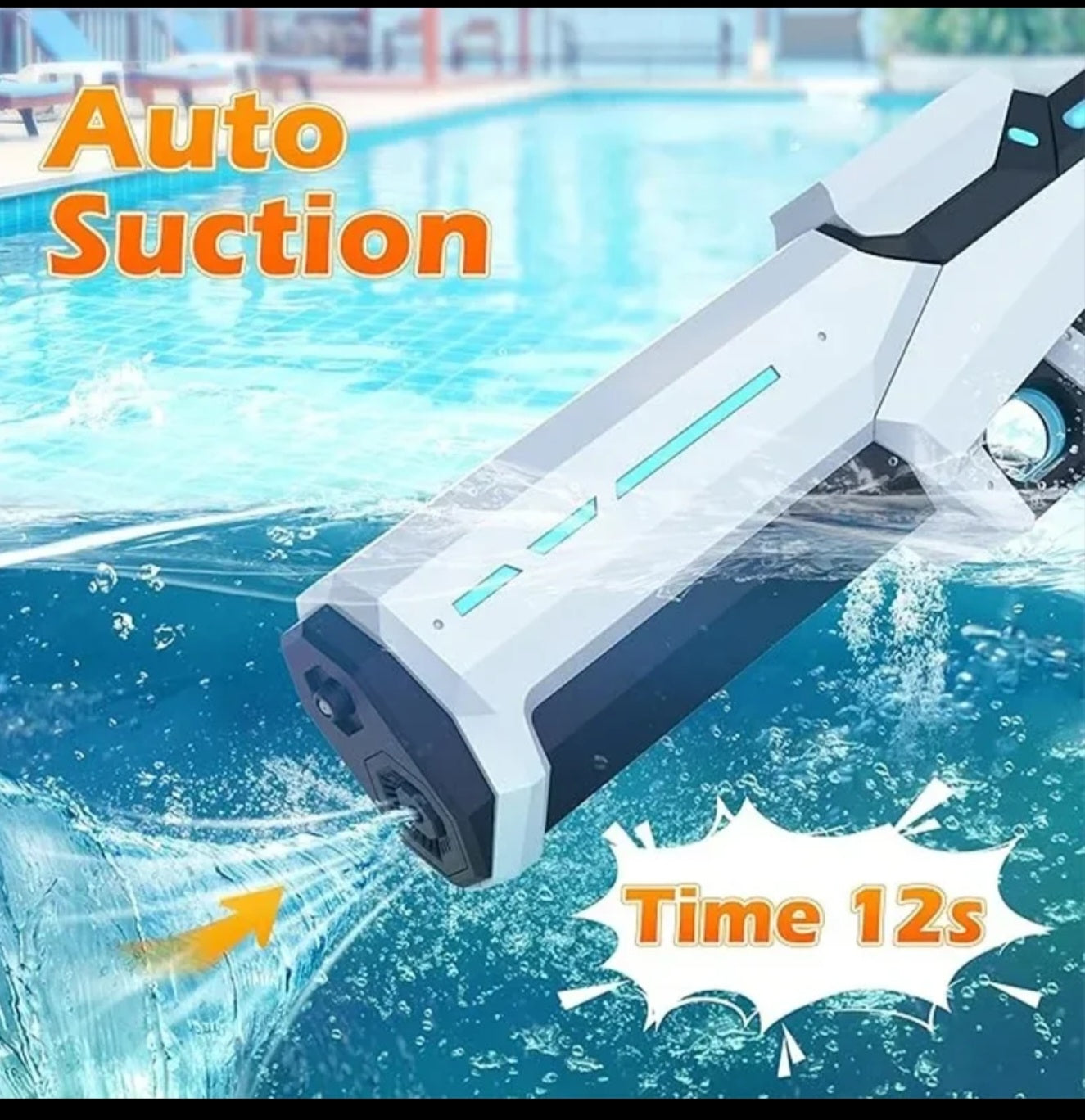 Rechargable Electric Water Gun for Kids and Adults